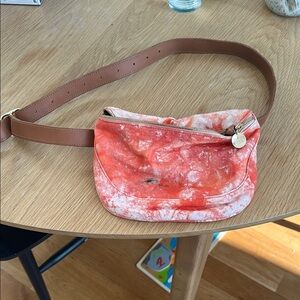 Stylish Orange Tie-Dye Women's Bag